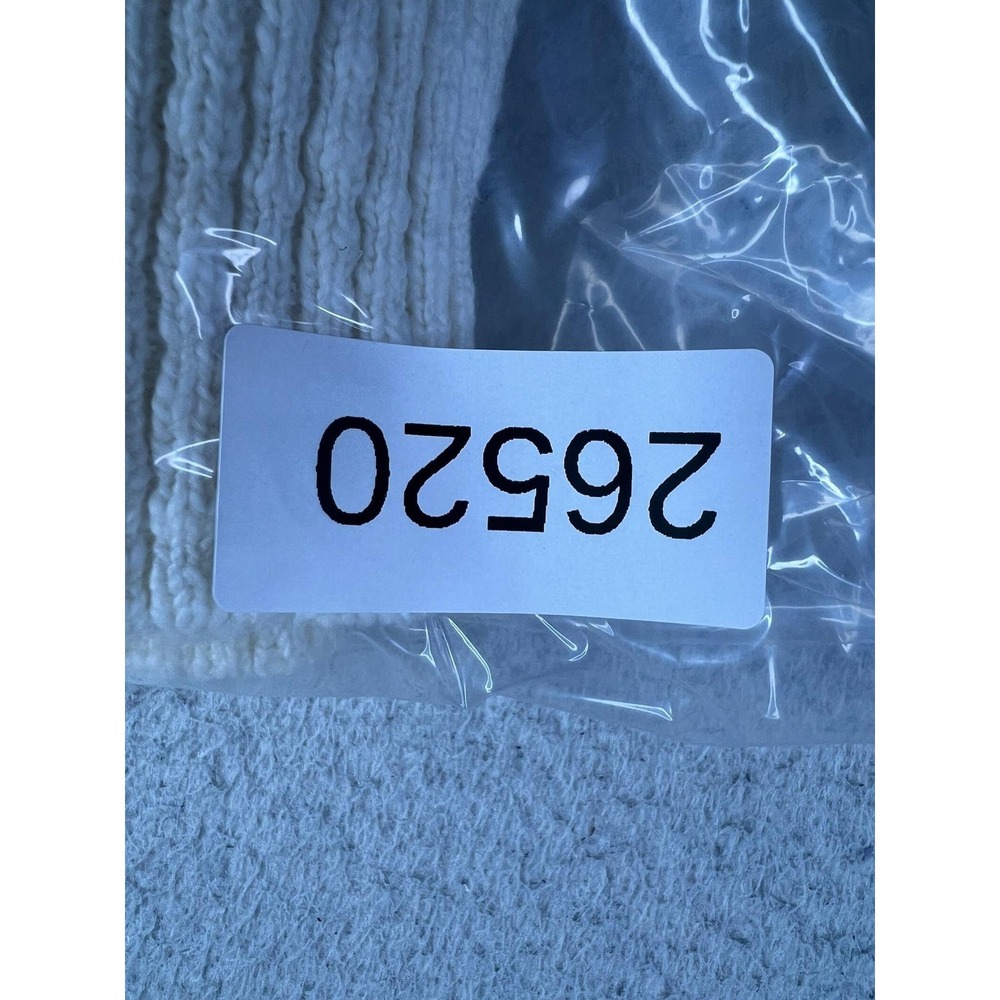 Marine Layer Sweater Womens Medium White Seabreeze Cotton Crewneck Pullover - Picture 8 of 8